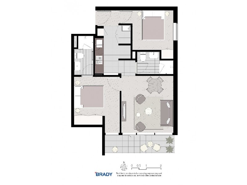3810/500 Elizabeth Street, Melbourne VIC 3000 Floorplan