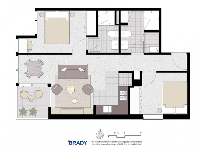 5106/500 Elizabeth Street, Melbourne VIC 3000 Floorplan