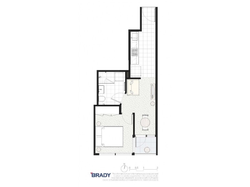 5508/500 Elizabeth Street, Melbourne VIC 3000 Floorplan