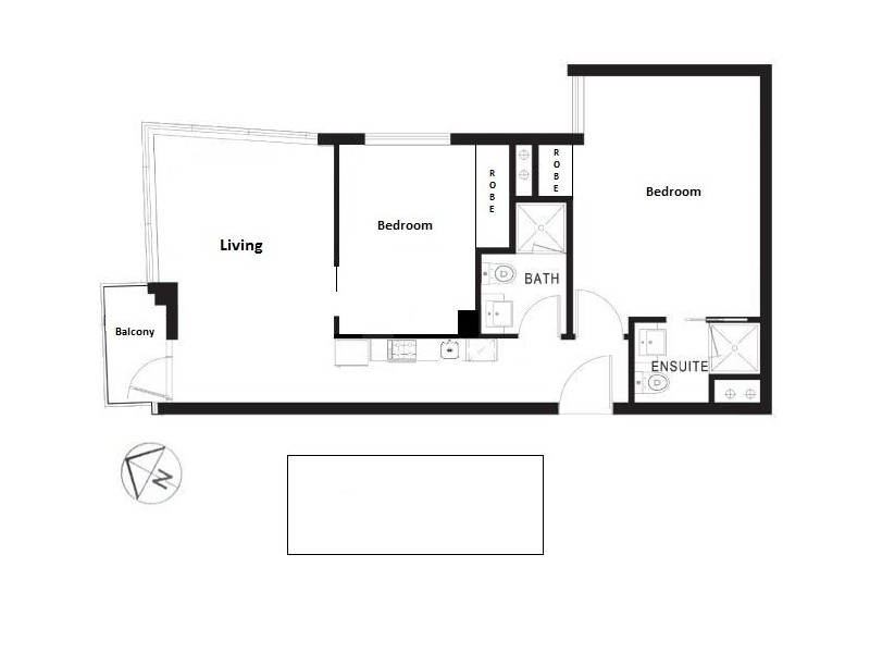 806/8 Exploration Lane, Melbourne VIC 3000 Floorplan