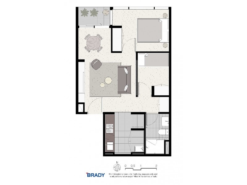 2712/500 Elizabeth Street, Melbourne VIC 3000 Floorplan