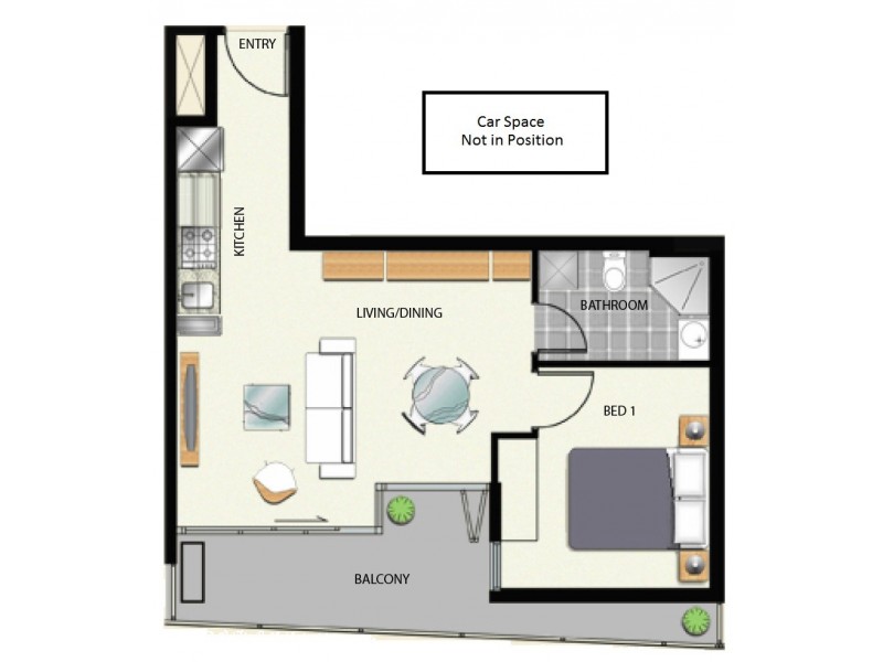 2508/380 Little Lonsdale Street, Melbourne VIC 3000 Floorplan