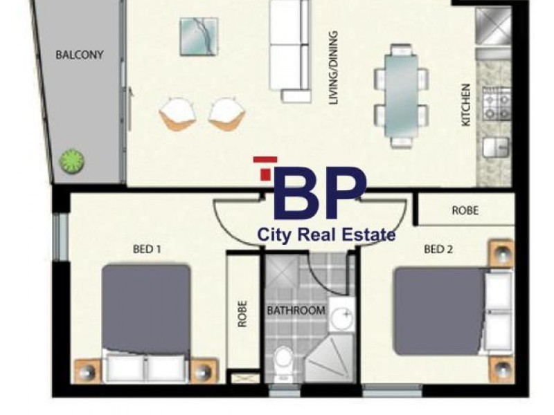 2401/380 Little Lonsdale Street, Melbourne VIC 3000 Floorplan