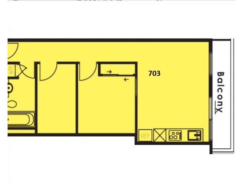 703/455 Elizabeth Street, Melbourne VIC 3000 Floorplan