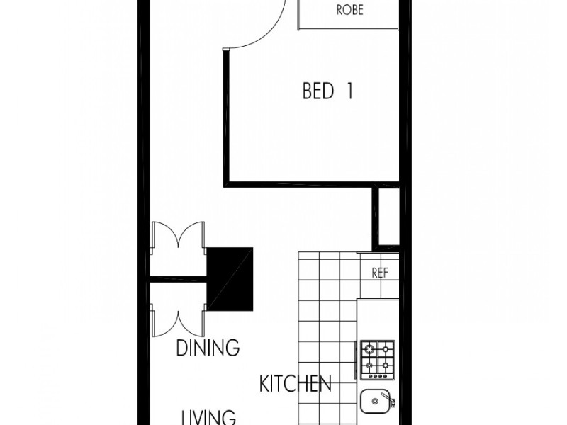204/8 Exploration Lane, Melbourne VIC 3000 Floorplan