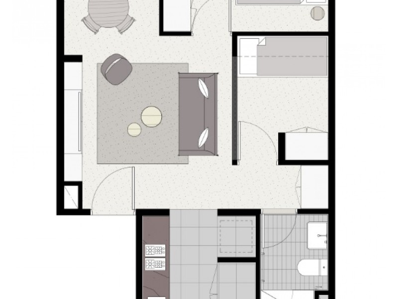 5012/500 Elizabeth Street, Melbourne VIC 3000 Floorplan