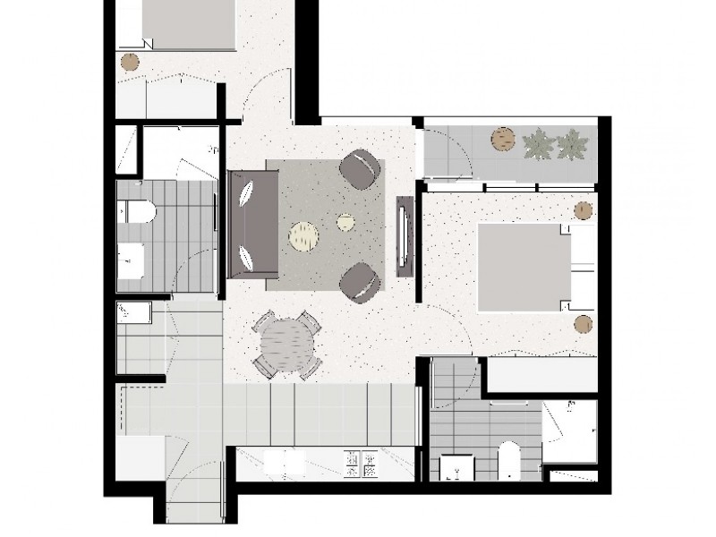 4011/500 Elizabeth Street, Melbourne VIC 3000 Floorplan