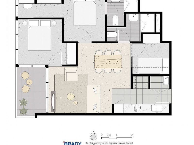 1605/500 Elizabeth Street, Melbourne VIC 3000 Floorplan