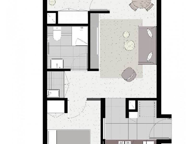 3201/500 Elizabeth Street, Melbourne VIC 3000 Floorplan