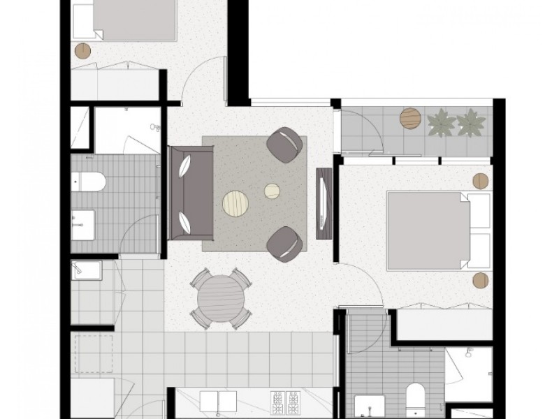 4611/500 Elizabeth Street, Melbourne VIC 3000 Floorplan