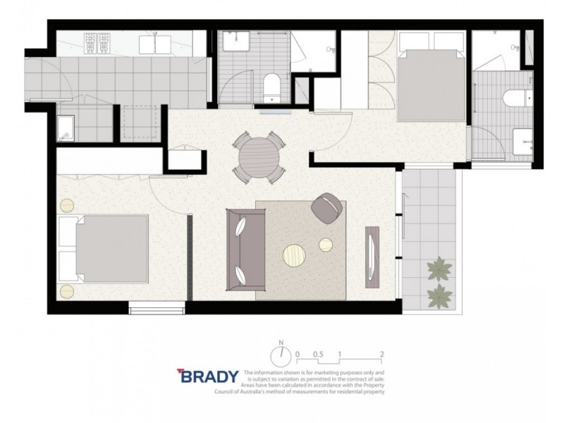 5907/500 Elizabeth Street, Melbourne VIC 3000 Floorplan