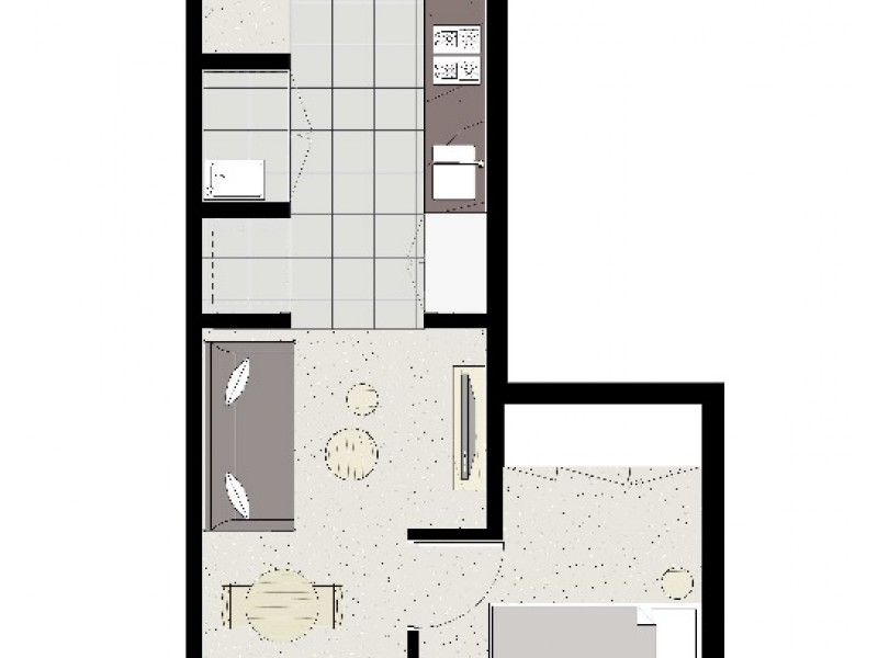 3909/500 Elizabeth Street, Melbourne VIC 3000 Floorplan