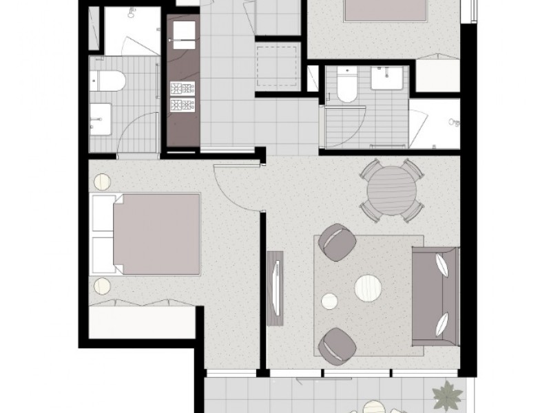 4410/500 Elizabeth Street, Melbourne VIC 3000 Floorplan