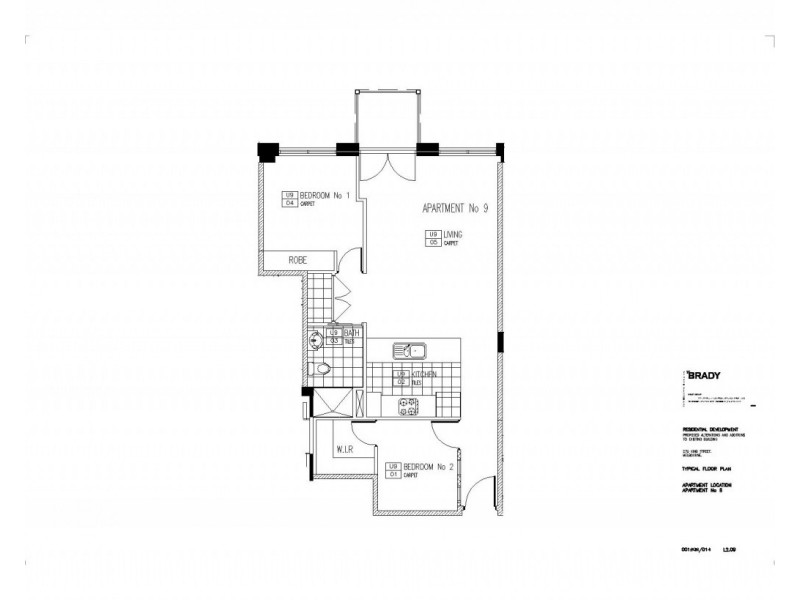 1109/270 King Street, Melbourne VIC 3000 Floorplan