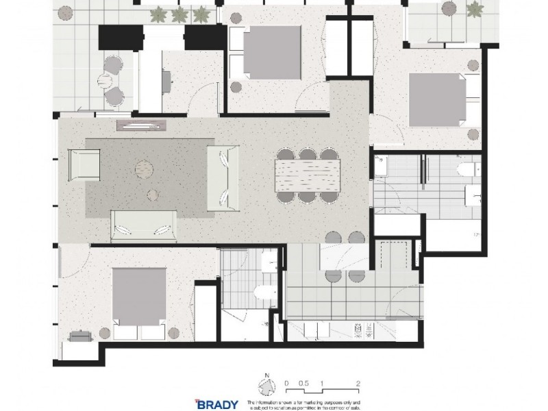 2403/500 Elizabeth Street, Melbourne VIC 3000 Floorplan