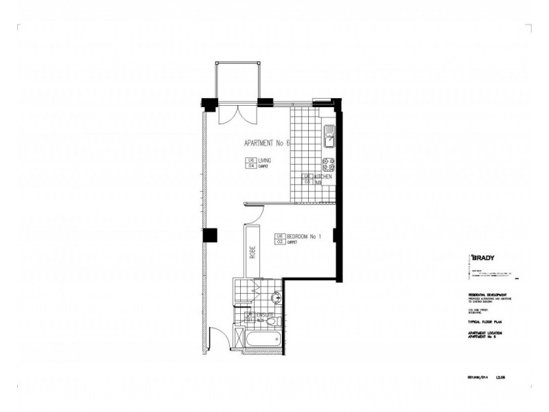 1406/270 King Street, Melbourne VIC 3000 Floorplan