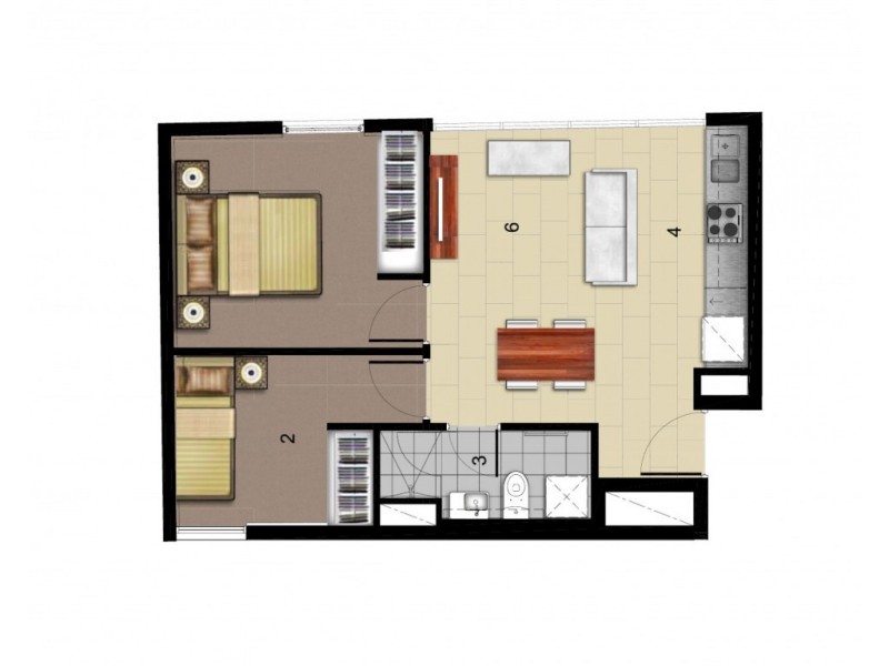 803/20-26 Coromandel Place, Melbourne VIC 3000 Floorplan