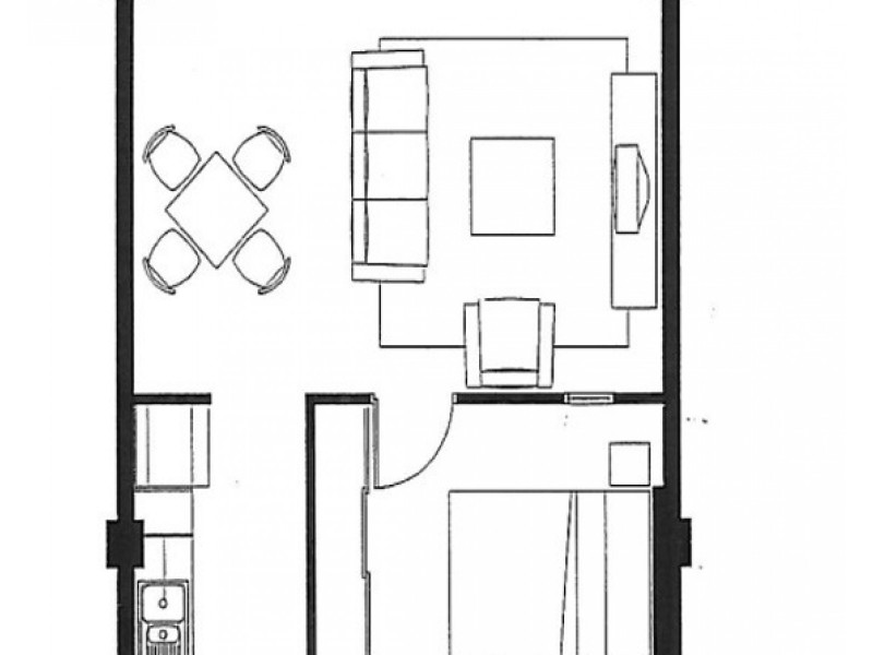 703/25-33 Wills Street, Melbourne VIC 3000 Floorplan