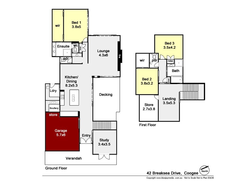 42 Breaksea Drive, North Coogee WA 6163 Floorplan