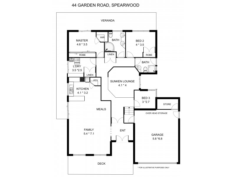 44 Garden Road, Spearwood WA 6163 Floorplan