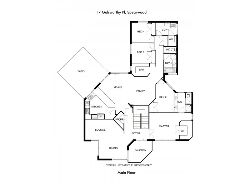 17 Galsworthy Place, Spearwood WA 6163 Floorplan