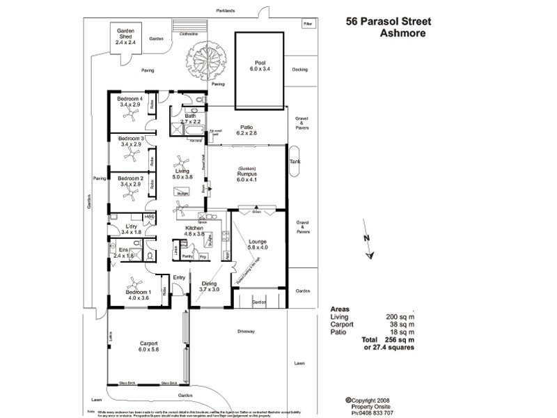 56 Parasol Street, Ashmore QLD 4214 Floorplan