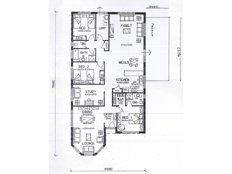 8 Julie Court, Kangaroo Flat VIC 3555 Floorplan