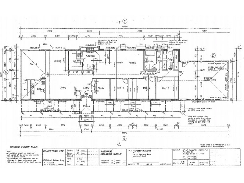 205 Mulberry Lane, Lockwood South VIC 3551 Floorplan