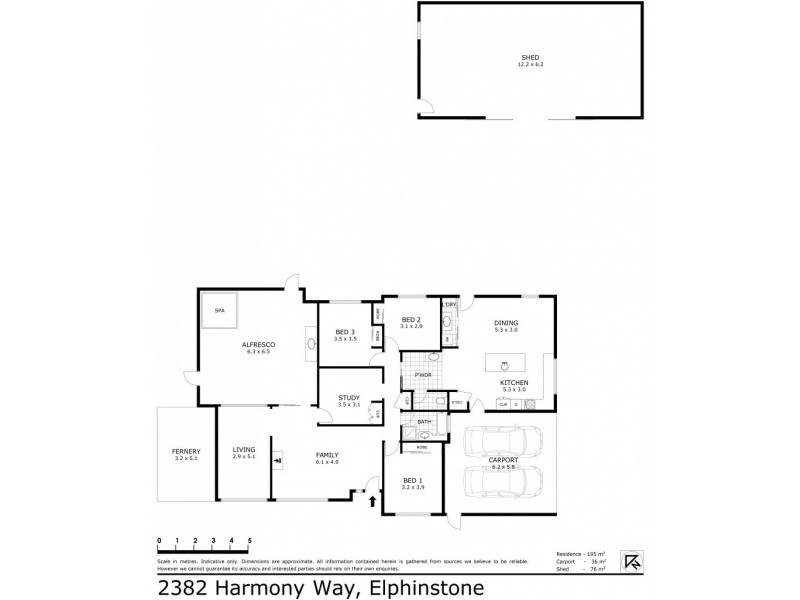 2382 Harmony Way, Elphinstone VIC 3448 Floorplan