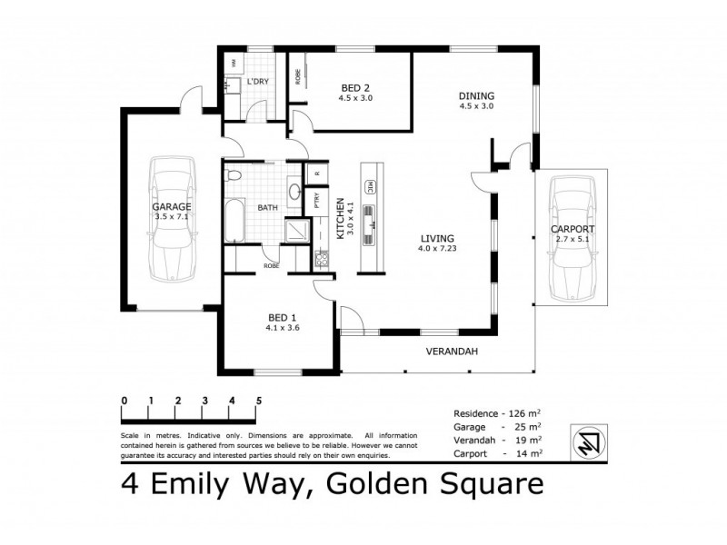4 Emily Way, Golden Square VIC 3555 Floorplan