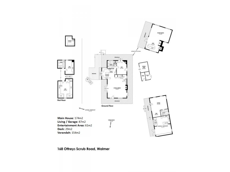168 Ottreys Scrub Road, Walmer VIC 3463 Floorplan