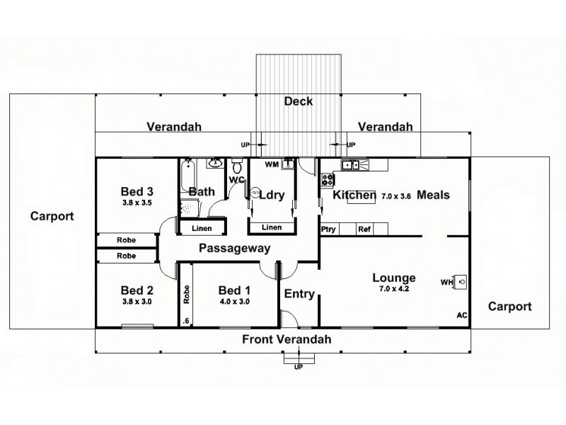 160 Grisold Road, Laanecoorie VIC 3463 Floorplan