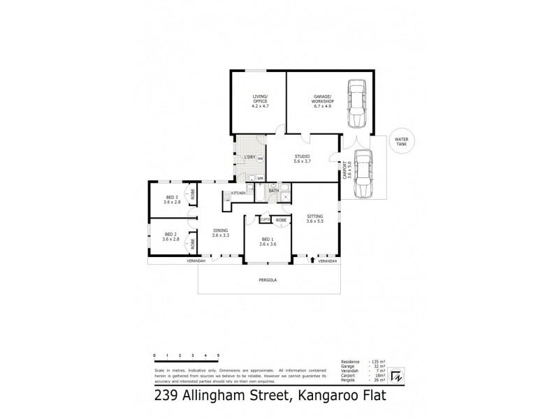 239 Allingham Street, Kangaroo Flat VIC 3555 Floorplan