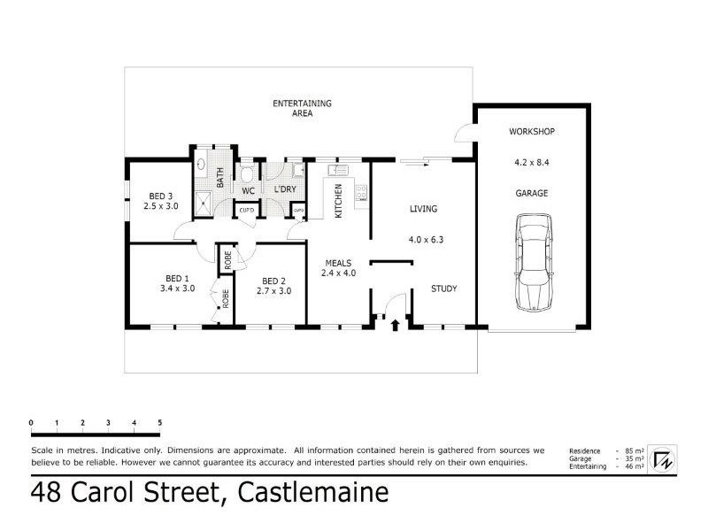 48 Carol Street, Castlemaine VIC 3450 Floorplan