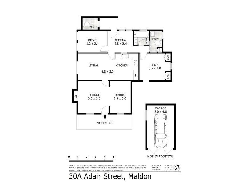 30A Adair Street, Maldon VIC 3463 Floorplan