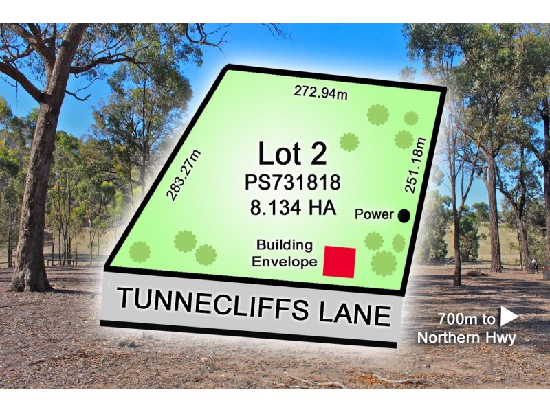 PS731818/Lot 2 Tunnecliffs Lane, Heathcote VIC 3523
