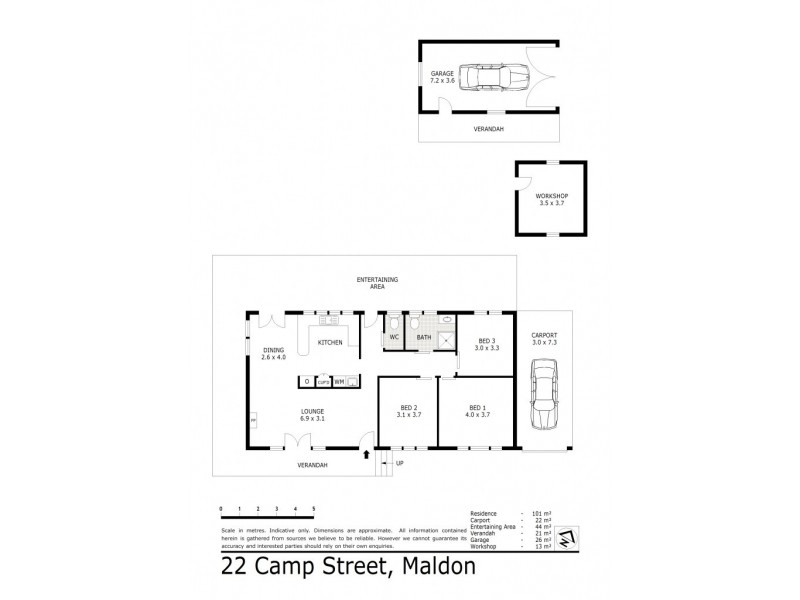 22 Camp Street, Maldon VIC 3463 Floorplan