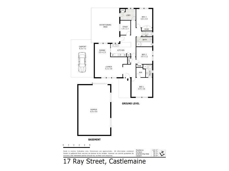 17 Ray Street, Castlemaine VIC 3450 Floorplan
