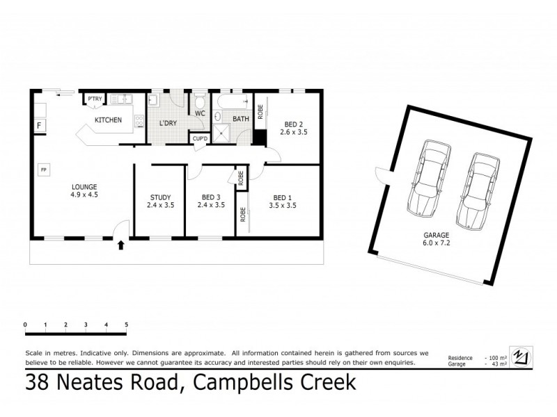 38 Neates Road, Campbells Creek VIC 3451 Floorplan