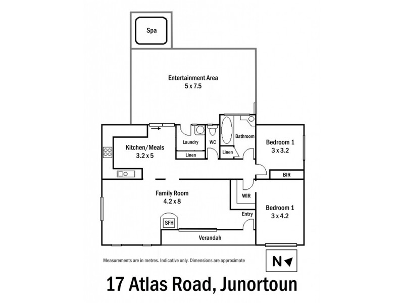17 Atlas Road, Junortoun VIC 3551 Floorplan