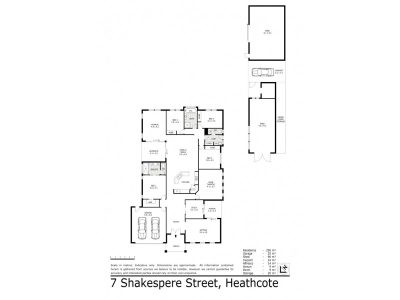 7 Shakespere Street, Heathcote VIC 3523 Floorplan