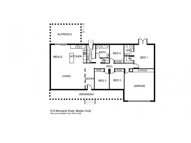 61A Monsants Road, Maiden Gully VIC 3551 Floorplan