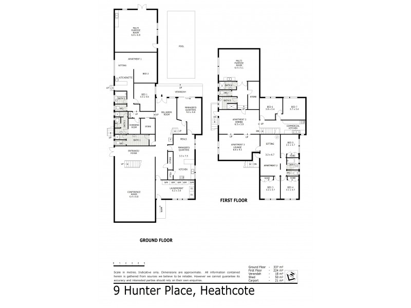 9 Hunter Place, Heathcote VIC 3523 Floorplan