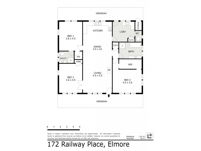 172 Railway Place, Elmore VIC 3558 Floorplan