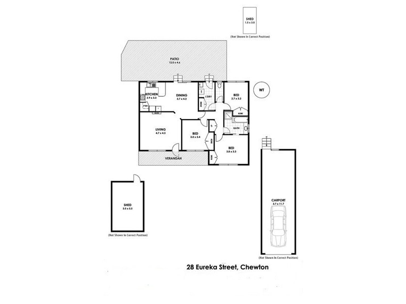 28 Eureka Street, Chewton VIC 3451 Floorplan