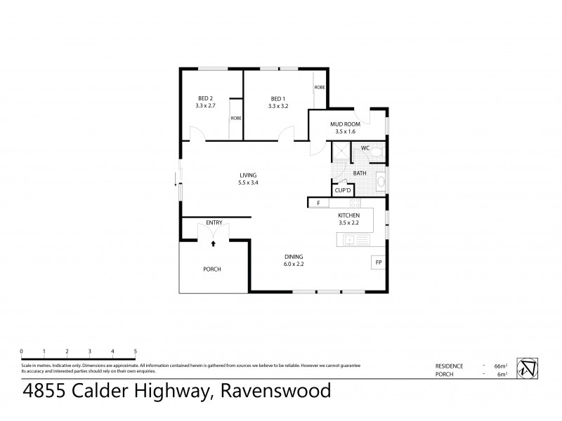 4855 Calder Highway, Ravenswood VIC 3453 Floorplan