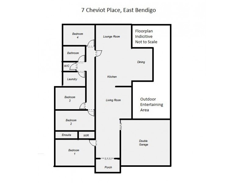 7 Cheviot Place, East Bendigo VIC 3550 Floorplan