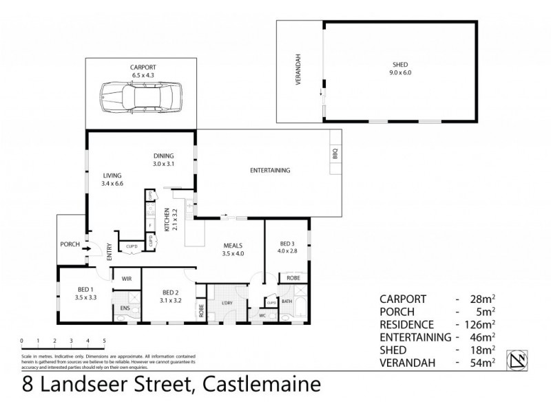 8 Landseer Street, Castlemaine VIC 3450 Floorplan