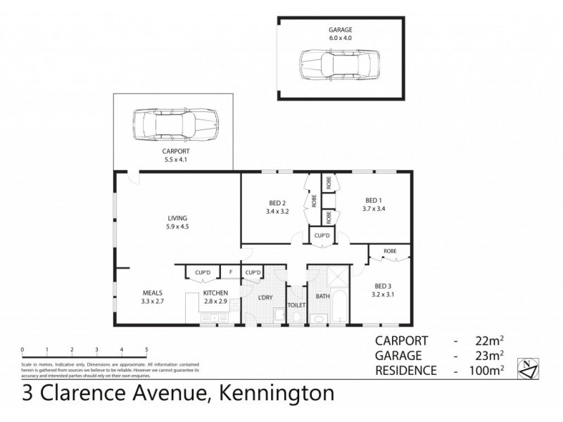 3 Clarence Avenue, Kennington VIC 3550 Floorplan