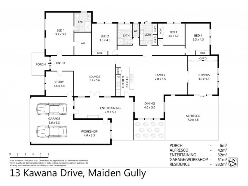 13 Kawana Drive, Maiden Gully VIC 3551 Floorplan